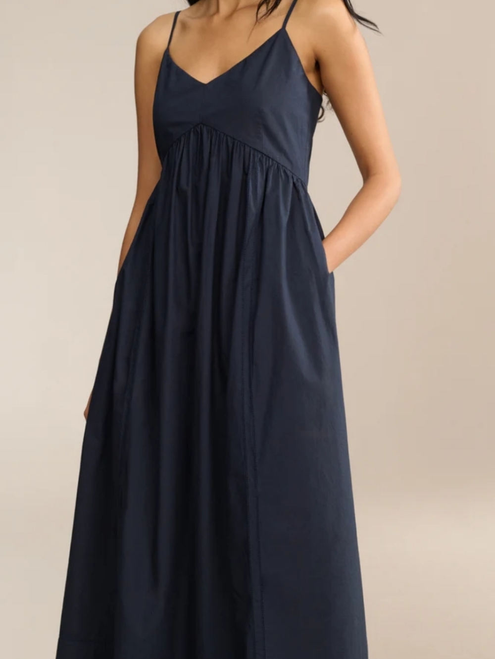 JENNI KAYNE THE PENINSULA DRESS NAVY BLUE SIZE SMALL - Picture 3 of 15